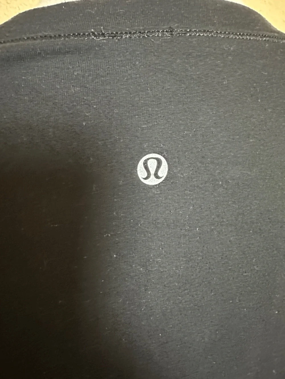 lululemon athletica Black Quilted-Elbow Long Sleeve Top with Shoulder Panels - Picture 7 of 9
